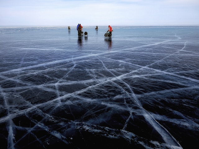 ice fishing